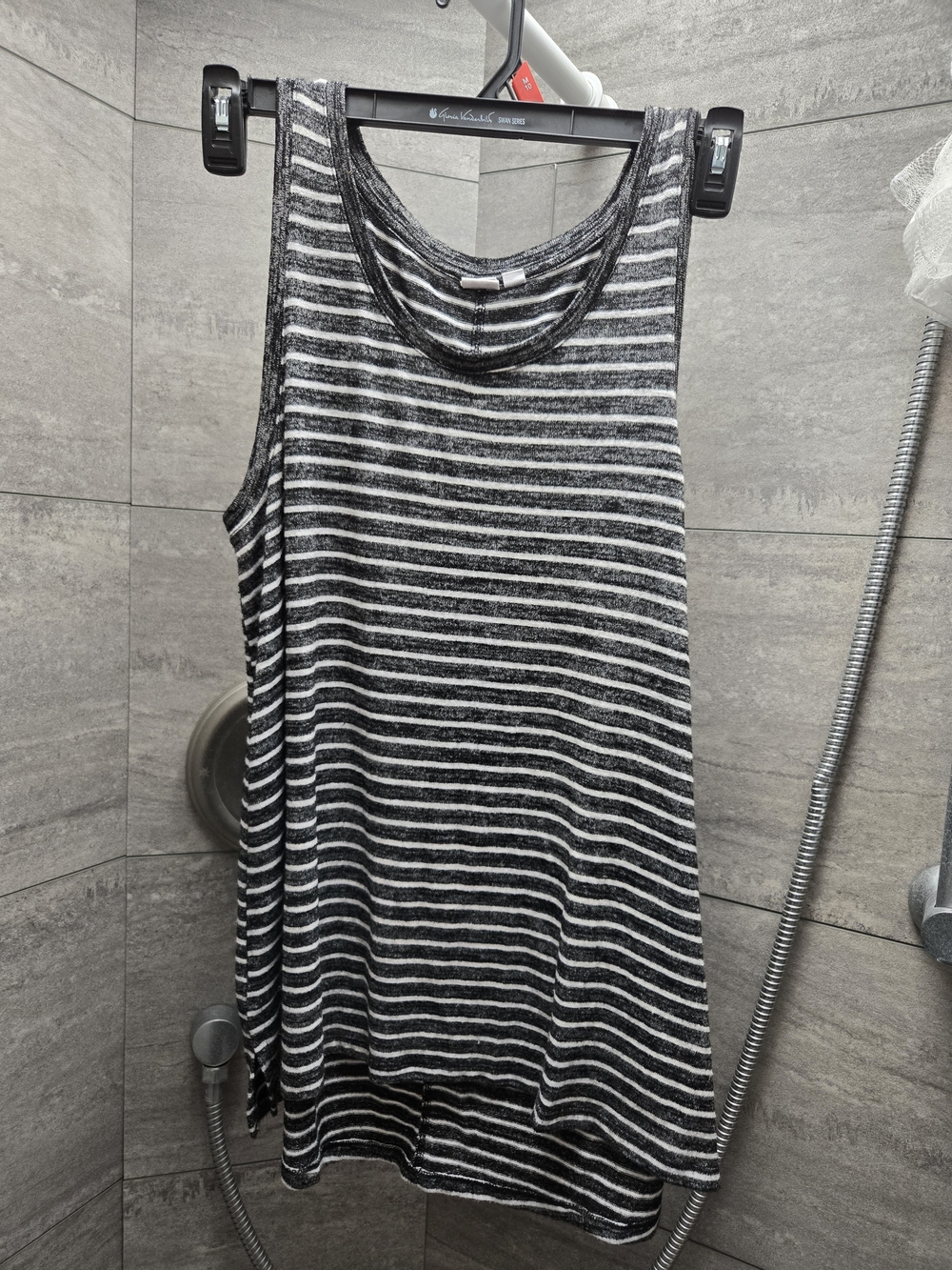 GAP Black & White Striped Tank Top